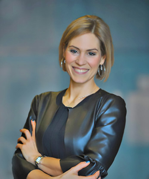 Moderatorin Julia Schütze